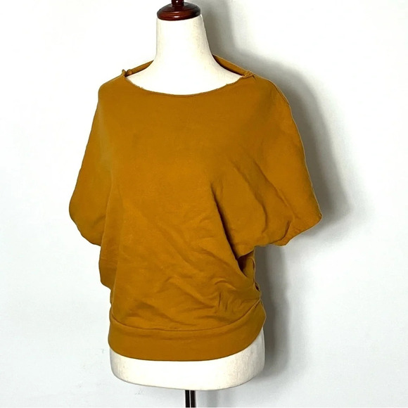 Anthropologie Tie Back Sweatshirt Tee Size Small - Picture 8 of 8